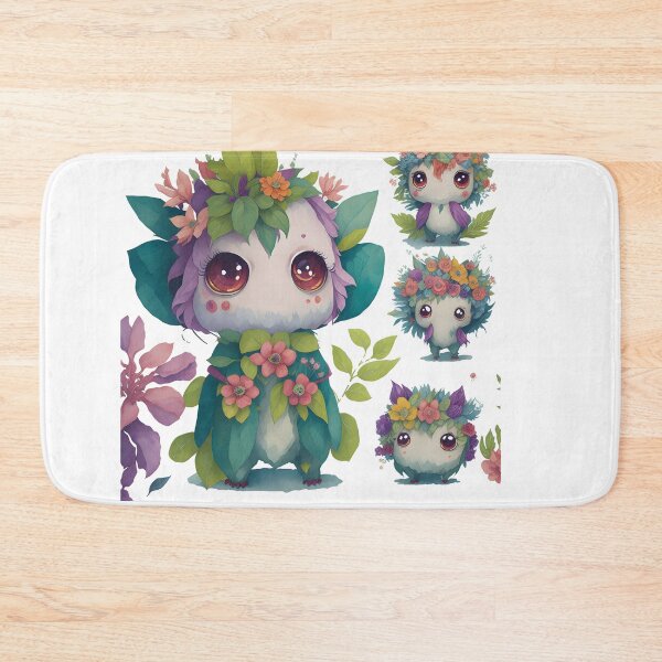 Item preview, Little monsters, Little devils with flower theme designed and sold by Piniatá P.