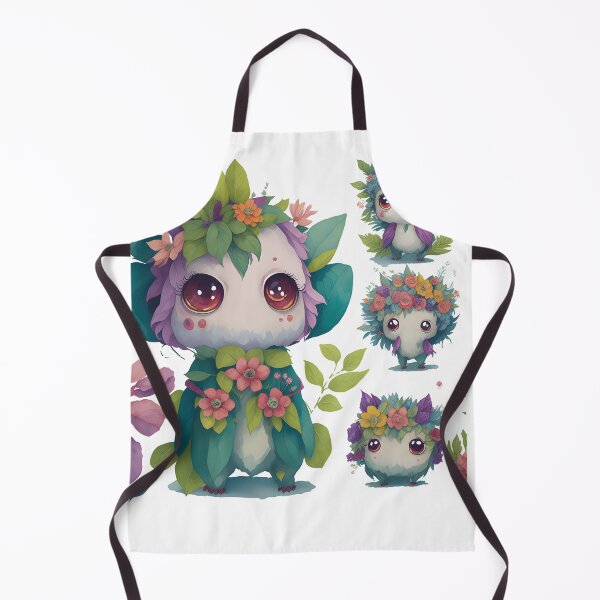 Item preview, Little monsters, Little devils with flower theme designed and sold by Piniatá P.
