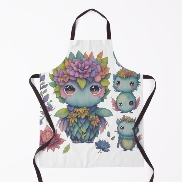 Item preview, Little monsters, Little devils with flower theme designed and sold by Piniatá P.