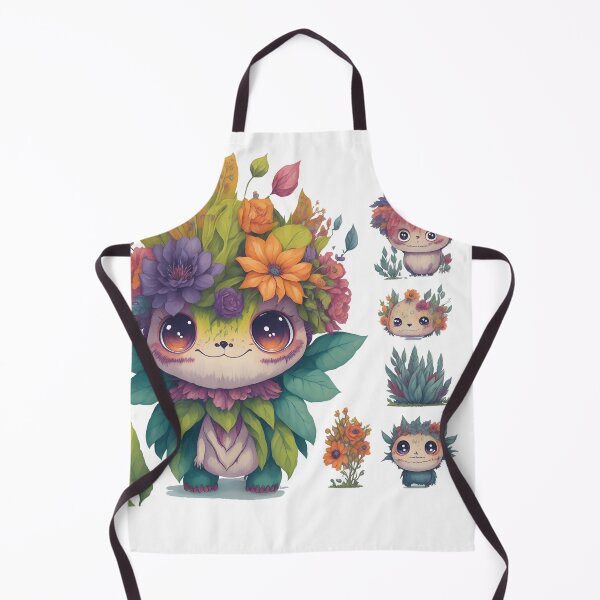 Item preview, Little monsters, Little devils with flower theme designed and sold by Piniatá P.