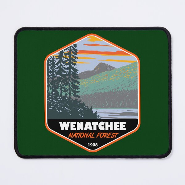 Item preview, Okanogan Wenatchee National Forest Washington Vintage Emblem designed and sold by KrisSidDesigns.