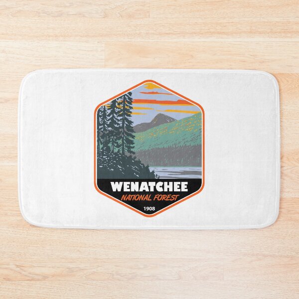 Item preview, Okanogan Wenatchee National Forest Washington Vintage Emblem designed and sold by KrisSidDesigns.