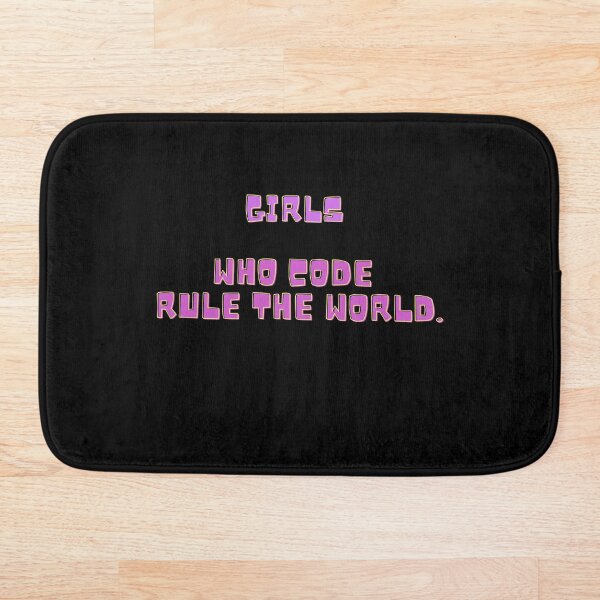 Item preview, Girls coding, rule the world designed and sold by FashCode.