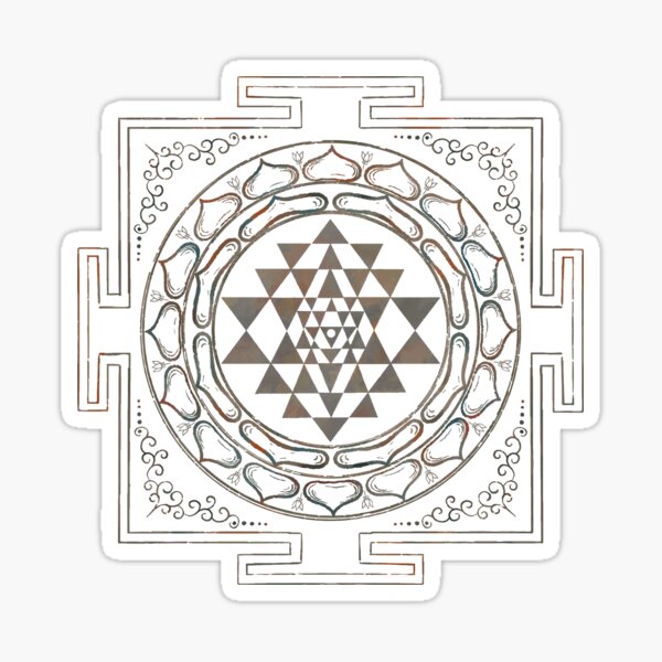 Sri Vidya Yantra Sticker