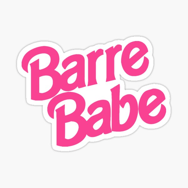 '90s Barbie Barre Babe Tank Top Tshirt Sticker