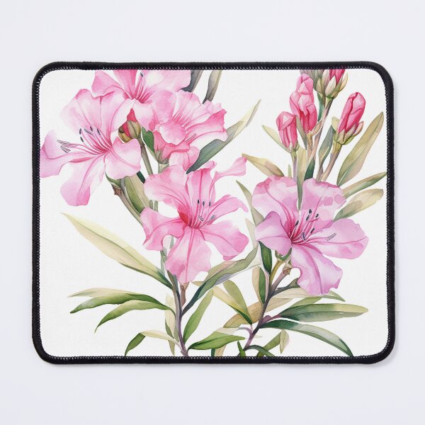 Item preview, Botanica letalis - Oleander, beautiful flower, Botanical designed and sold by Dahlann.