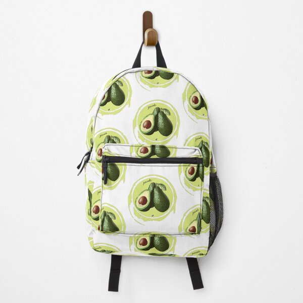 Item preview, Avocado illustration in a circle designed and sold by Alexandra Kueny.