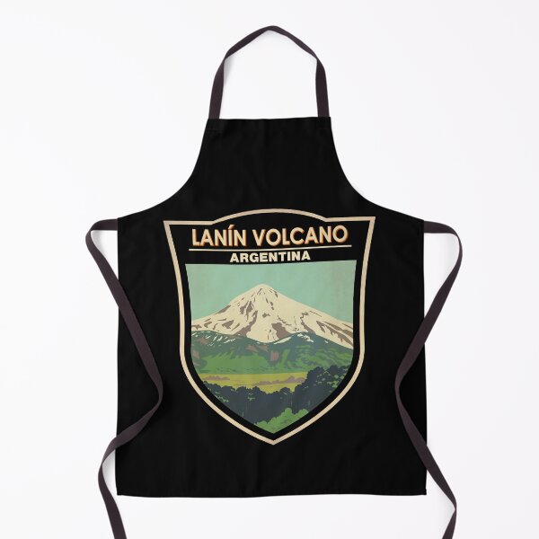 Item preview, Lanin volcano Argentina Badge designed and sold by KrisSidDesigns.