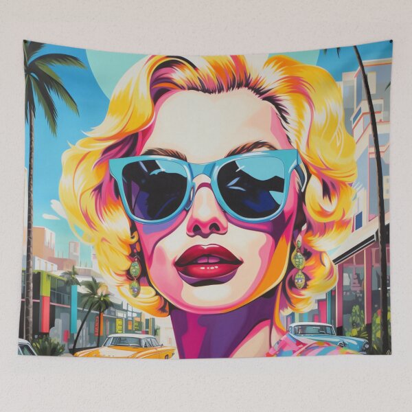 Item preview, Platinum Icon: Marilyn style Pop Art Portrai designed and sold by Moisky Art.