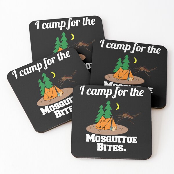 Item preview, Funny Camper Design I Camp For The Mosquito Bites designed and sold by fantasticdesign.