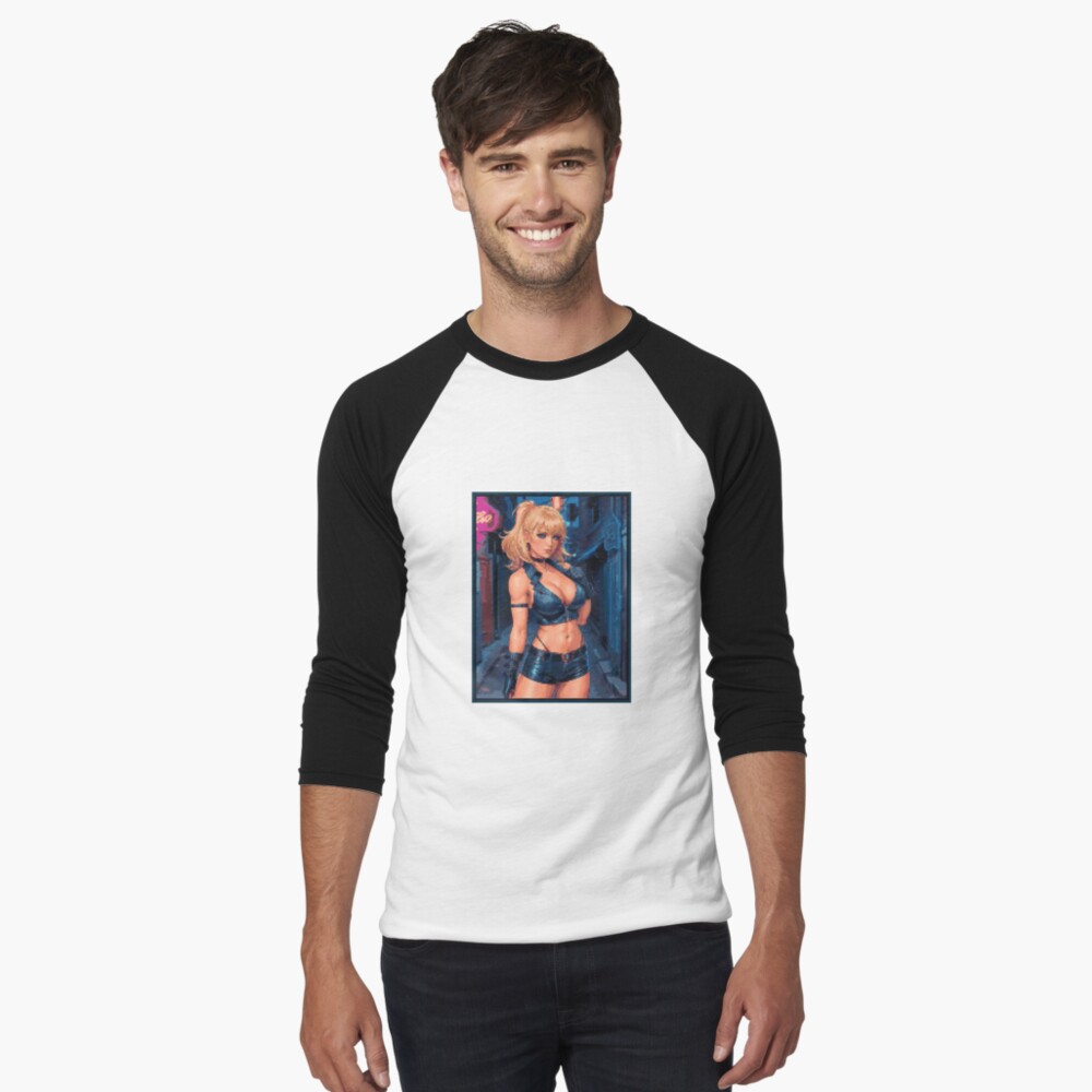Item preview, Baseball ¾ Sleeve T-Shirt designed and sold by 8bitglam.