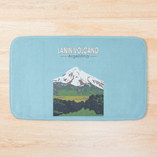 Item preview, Lanin Volcano Argentina Travel Art Vintage designed and sold by KrisSidDesigns.
