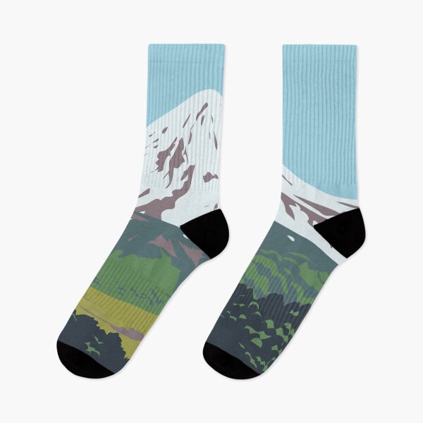 Item preview, Lanin Volcano Argentina Travel Art Vintage designed and sold by KrisSidDesigns.