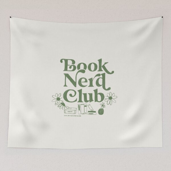 Artikelvorschau, Buch Nerd Club (grün) entworfen und verkauft von cocotamarindo.