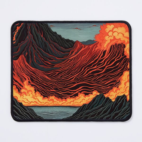 Item preview, Great Waves of Lava designed and sold by CJReece.