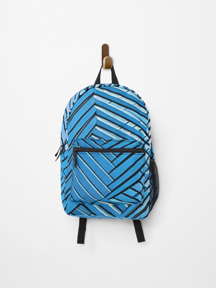 Thumbnail 1 of 3, Backpack, Blue Pattern designed and sold by StickerguyYYY.