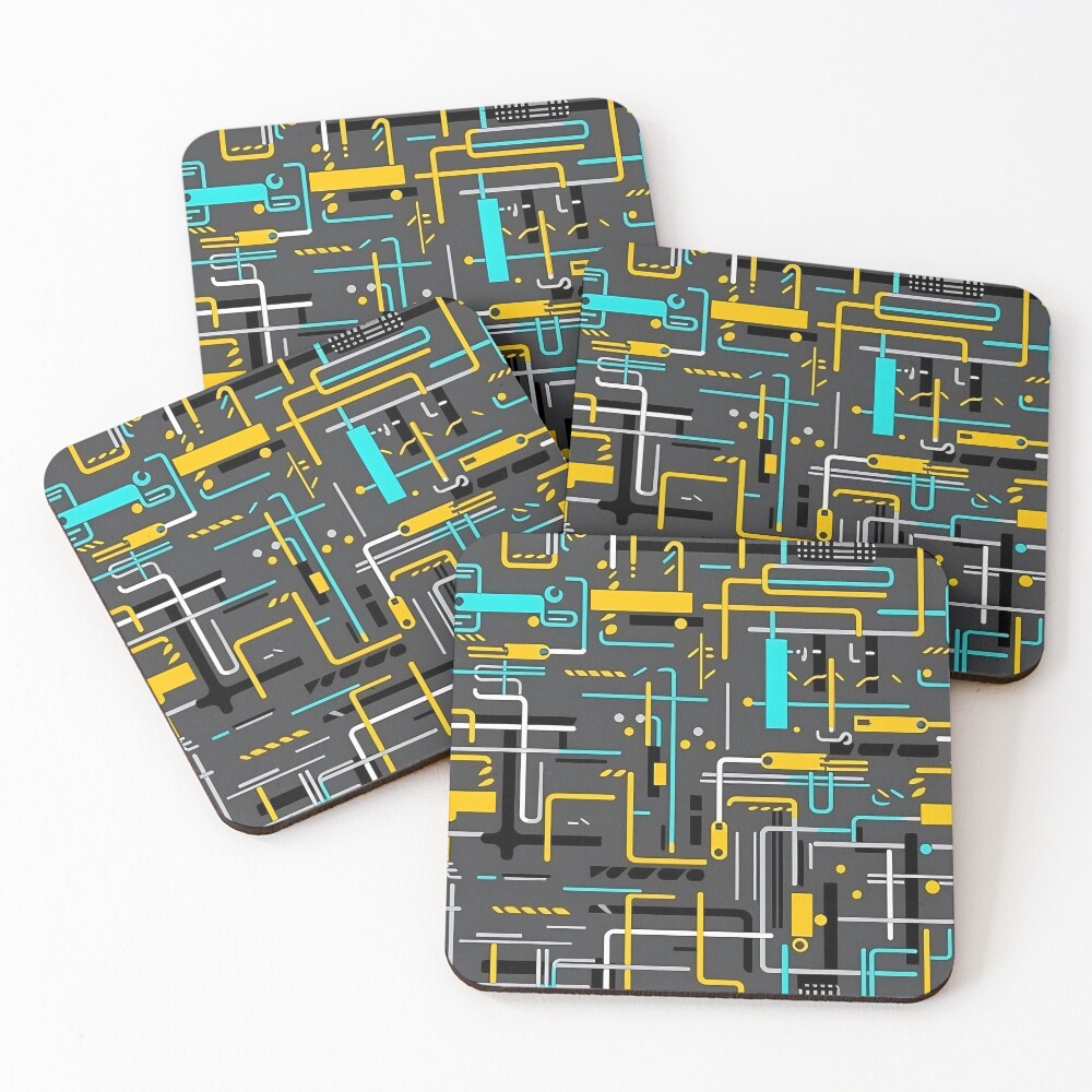 Item preview, Coasters (Set of 4) designed and sold by CryptoTBrand.