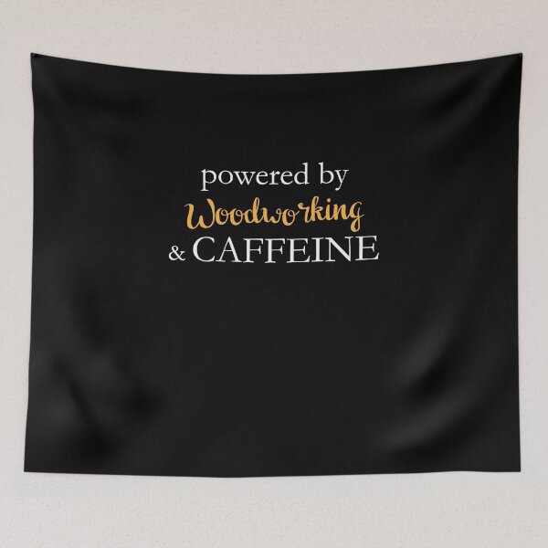 Item preview, Powered By Woodworking And Caffeine designed and sold by theredteacup.