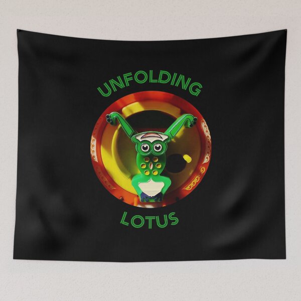 Item preview, Cute Frog doing Tai Chi and Unfolding Lotus designed and sold by ToadsWorkshop.