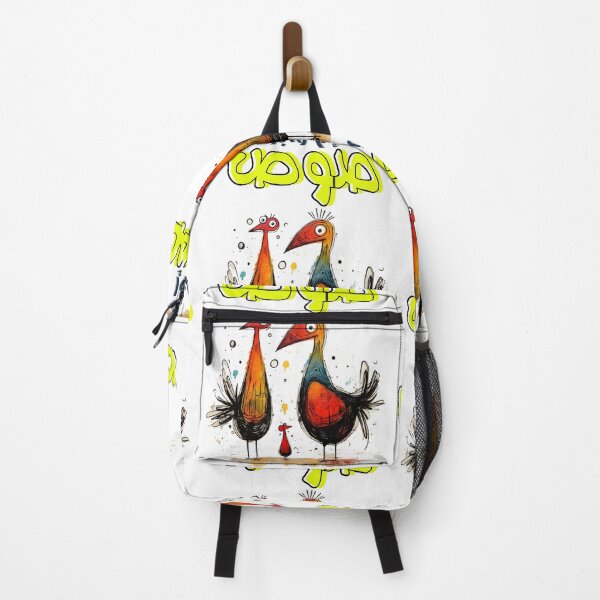 Item preview,   ام وابو صوص جاجة وديك بالعربي مضحك نكت تحشيش- Arabic Pop Art Funny Rooster Chicken Generative AI designed and sold by FUNqoosh.