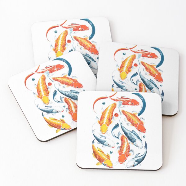 Item preview, Koi fishes painting art  designed and sold by Goodyzaa.