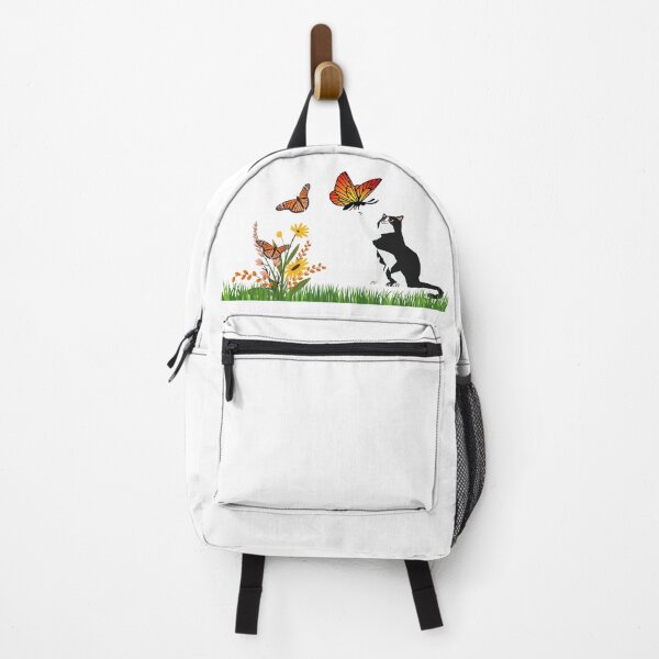 Item preview, cat playing with butterfly designed and sold by Designfs.