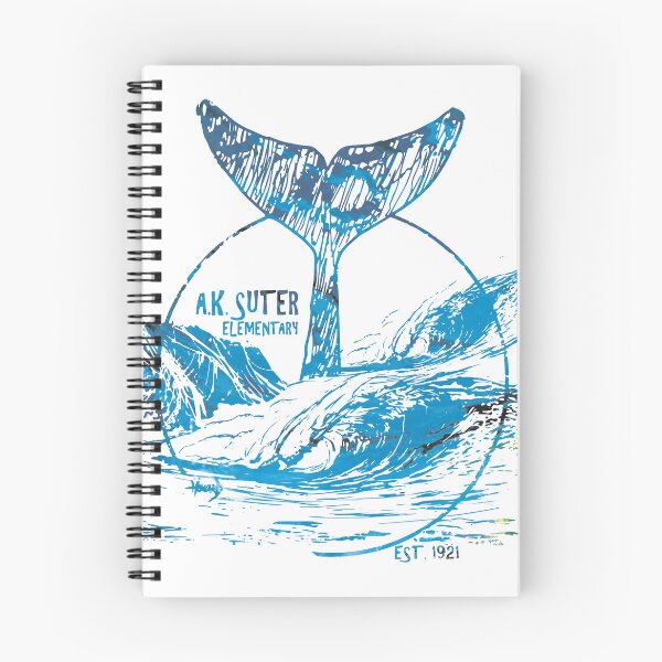 Item preview, A.K. Suter Elementary - Dolphin Logo (Color) designed and sold by A.K. Suter  Elementary School.