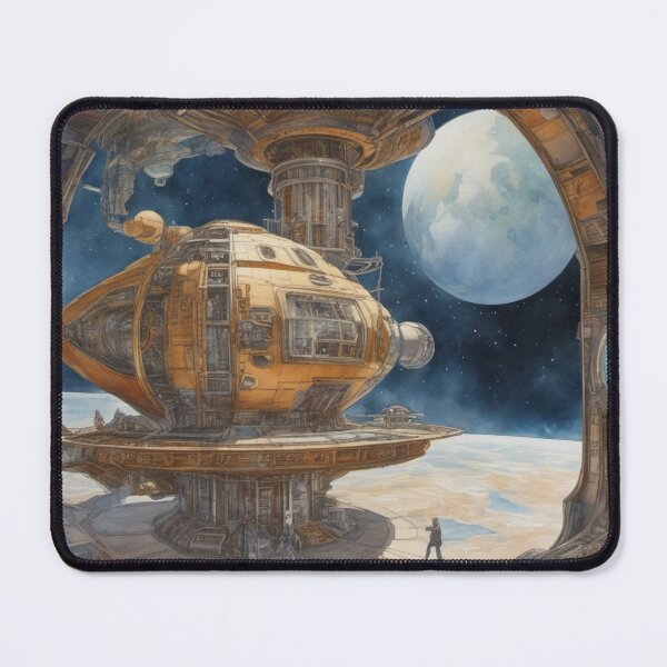 Item preview, Cosmic Voyage Discovery Watercolour designed and sold by ArtbyAdrian.