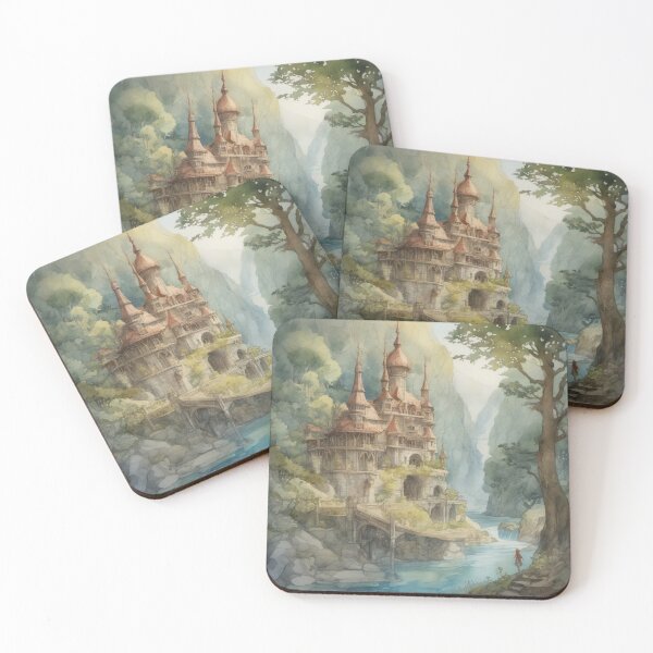 Item preview, Enchanted Forest Dreamscape Watercolour designed and sold by ArtbyAdrian.