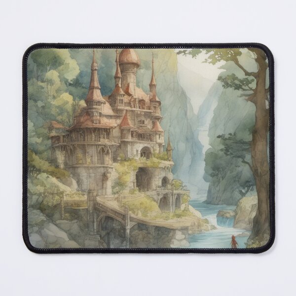 Item preview, Enchanted Forest Dreamscape Watercolour designed and sold by ArtbyAdrian.