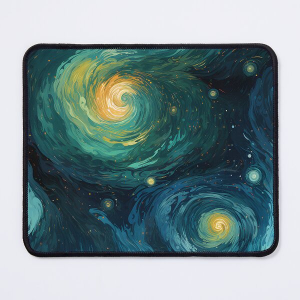 Item preview, Van Gogh Starry Night Outer Space Pattern 19 designed and sold by DigitalPatternx.