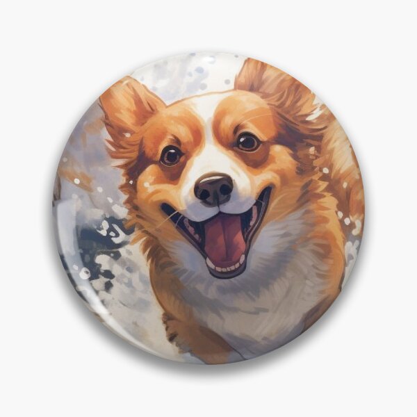 Item preview, Three Happy Corgis designed and sold by CatCoconut-Art.