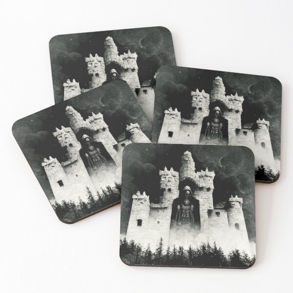 Item preview, Haunted Castle With A Ghostly Apparition  designed and sold by ZGigerBarker.