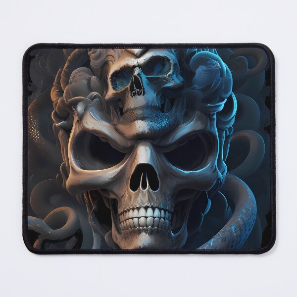 Item preview, sculls n snakes designed and sold by AyrDigitalArt.