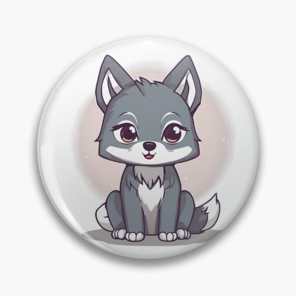 Item preview, Gray wolf with nice smile designed and sold by Realizey.
