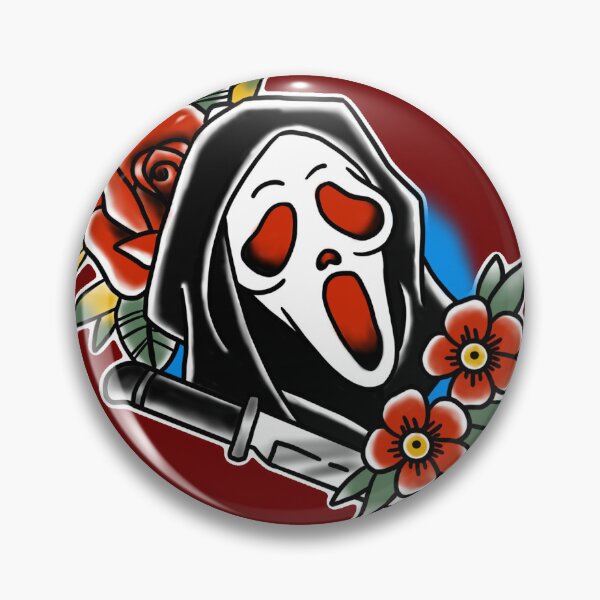 Item preview, Ghostface Traditional inspired designed and sold by remiscringe.