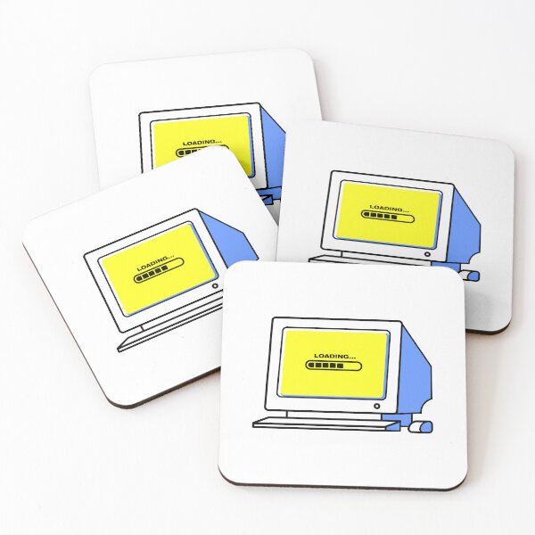 Item preview, Loading old PC vintage Video games Retro gaming designed and sold by Burning Dog.