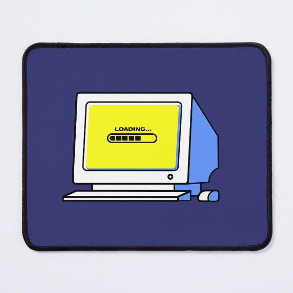 Item preview, Loading old PC vintage Video games Retro gaming designed and sold by Burning Dog.