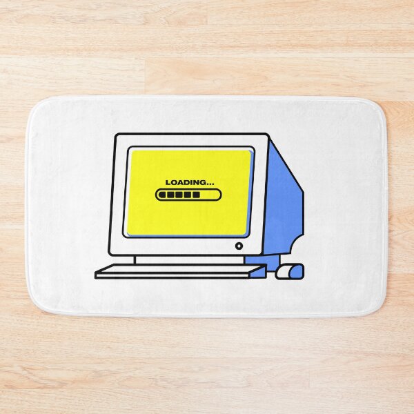 Item preview, Loading old PC vintage Video games Retro gaming designed and sold by Burning Dog.
