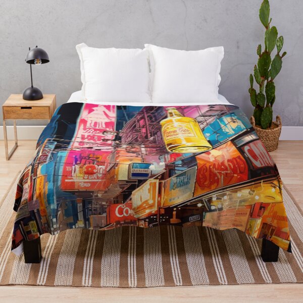 Item preview, Spirit Street: Pop Art Cityscape designed and sold by Moisky Art.