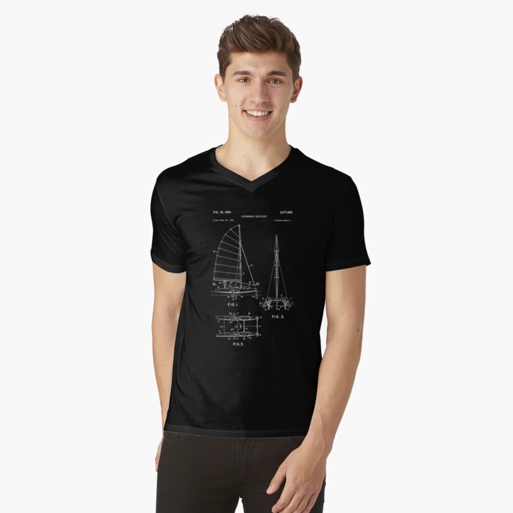 catamaran sailboat t shirt designs