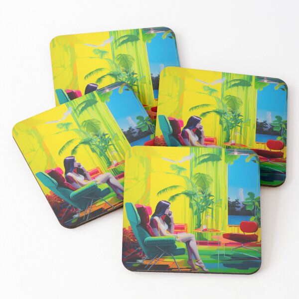 Item preview, Electric Retreat: Pop Art Interior designed and sold by Moisky Art.