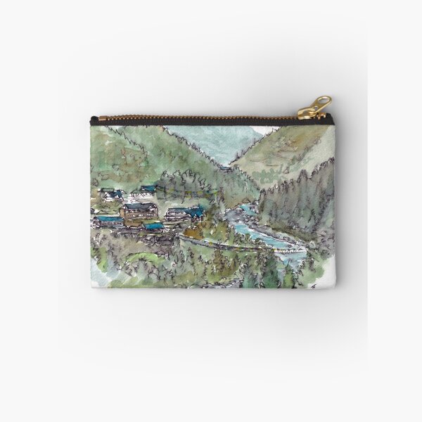 Item preview, Phakding - Nepal Watercolour designed and sold by Tom Napper Design.