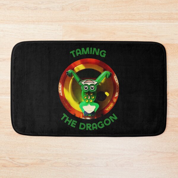 Item preview, Cute Frog doing Tai Chi - Taming the Dragon designed and sold by ToadsWorkshop.