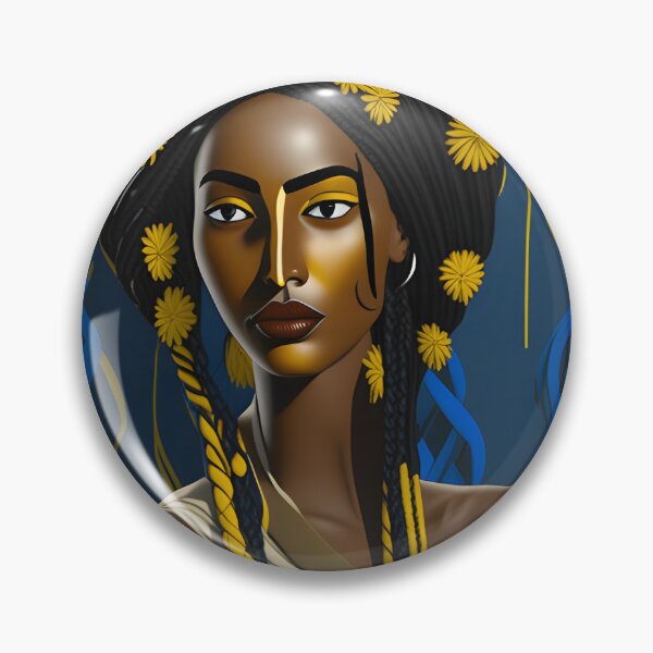 Item preview, Resilient Radiance: Ethiopian Women in Geometric Harmony designed and sold by DigitalParadise.