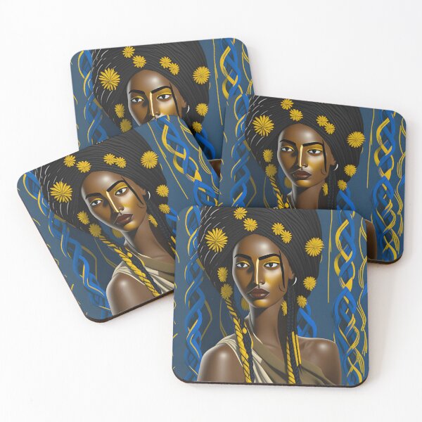Item preview, Resilient Radiance: Ethiopian Women in Geometric Harmony designed and sold by DigitalParadise.