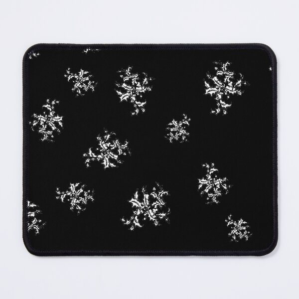 Item preview, White flowers sketch on a black background designed and sold by FlowerandDesing.