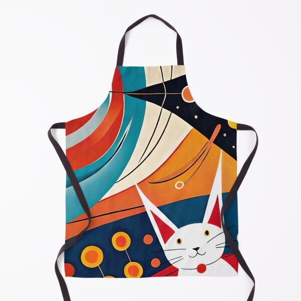 Item preview, colorful cat in the city designed and sold by Pistacheartco.