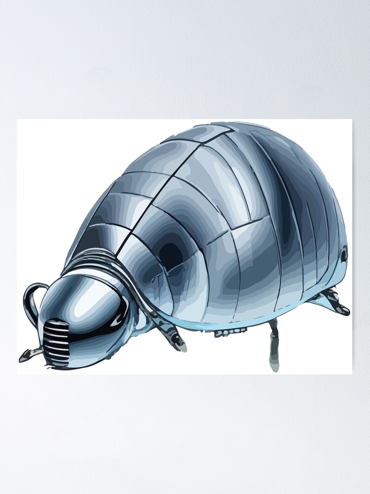 Dairy cow isopod metallic robot