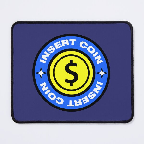 Item preview, Insert Coin vintage Video games Retro gaming designed and sold by Burning Dog.